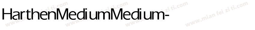Harthen Medium Medium字体转换